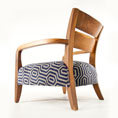 Henderson Russell Simpson Chair Grey Blue Velour
